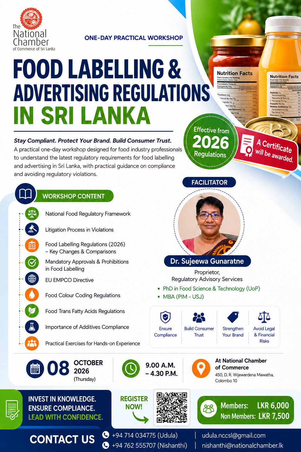 Food Labelling & Advertising Regulations in Sri Lanka